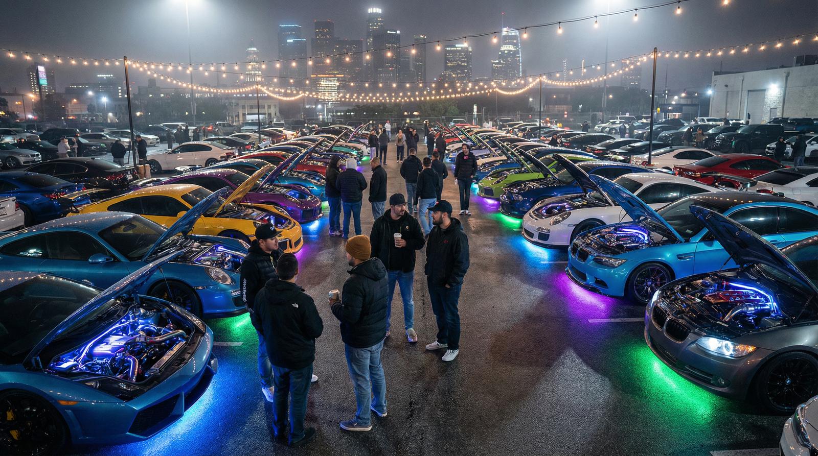 反差改装车友聚会视频